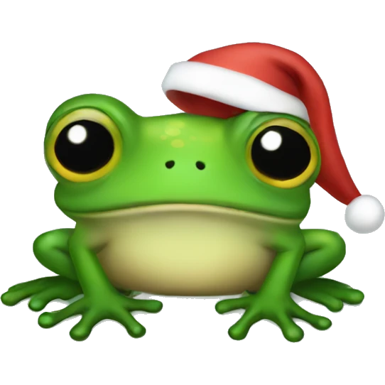 xmas frog emoji