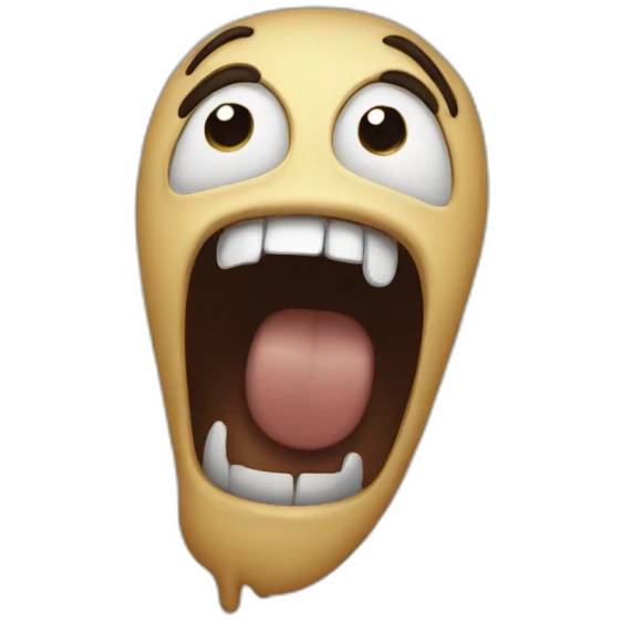 Scream emoji