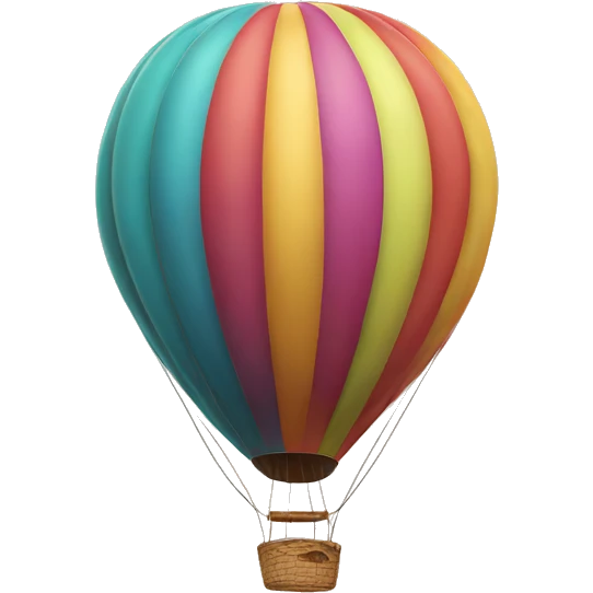 Hot air balloon  emoji