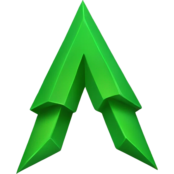 green arrow up emoji