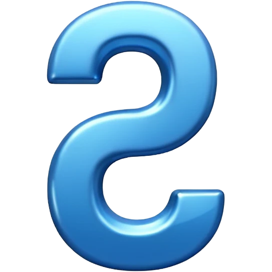 number 30 (3d) in blue color emoji