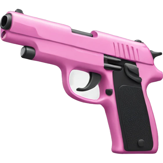 Pink gun emoji