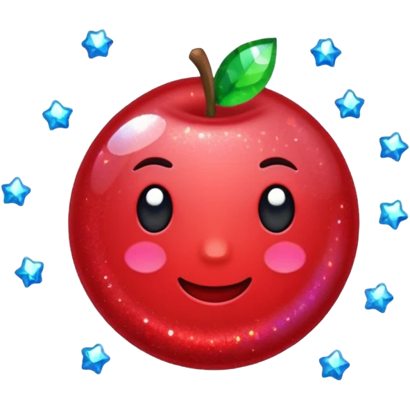 glitter red +18 emoji