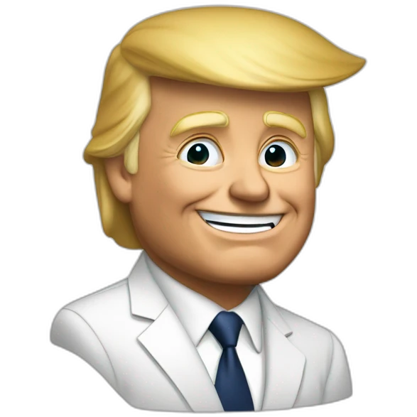 Trump qui fait un doigt d’honneur emoji