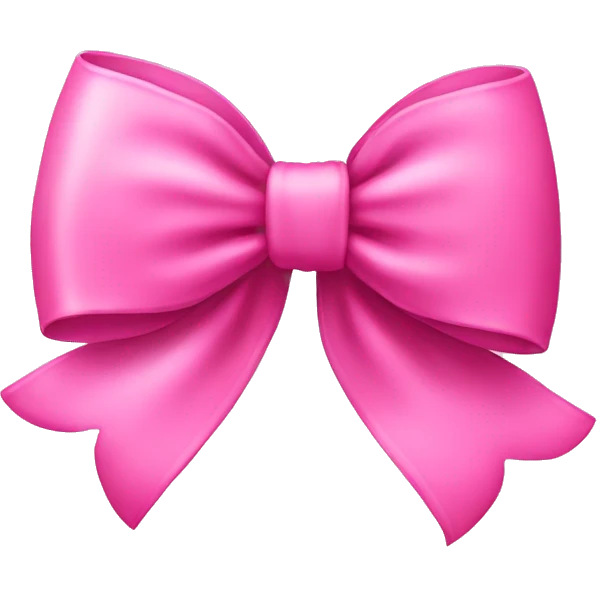 pink bow emoji