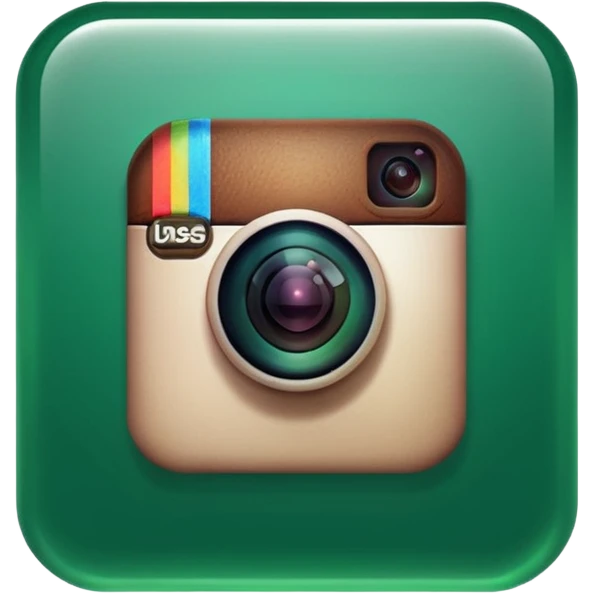 Instagram green verified logo emoji