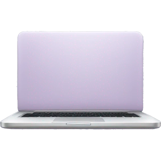 light purple laptop  emoji