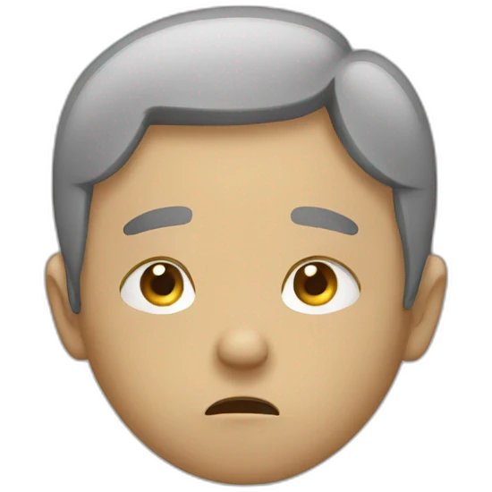 Tired dude emoji
