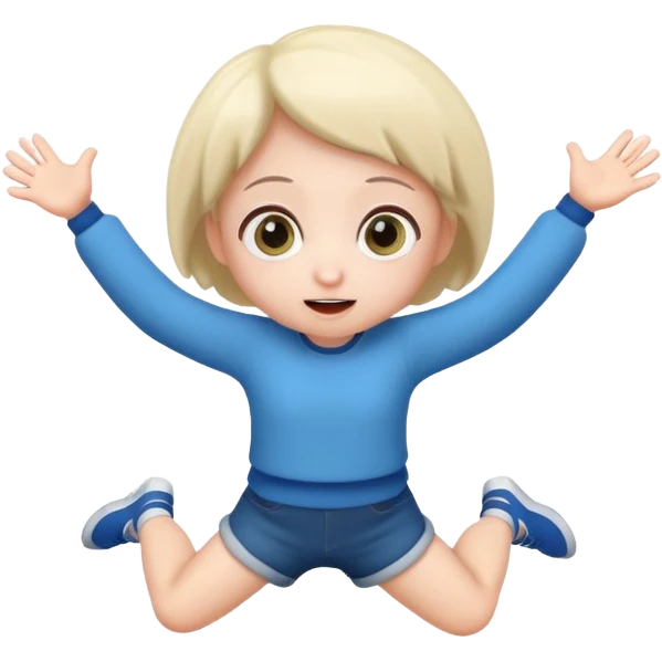 Binding of Isaac jumping cute emoji