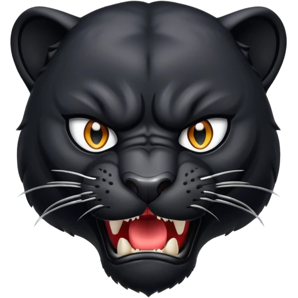 angry panther  emoji
