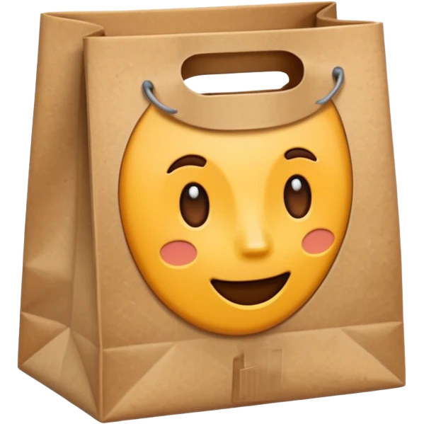 craft paper bag emoji