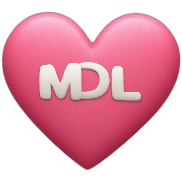Love Message, with text "MDL" emoji