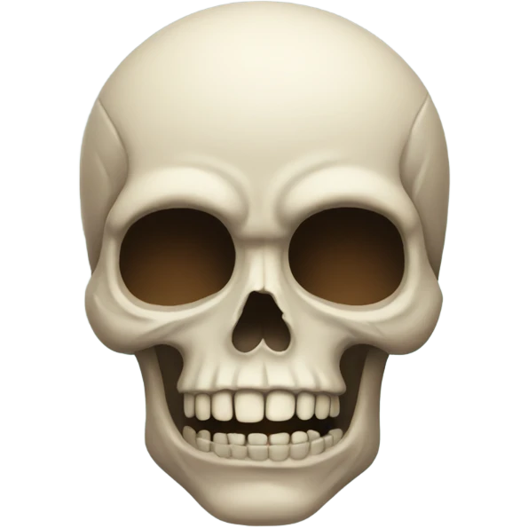 Skull frown emoji