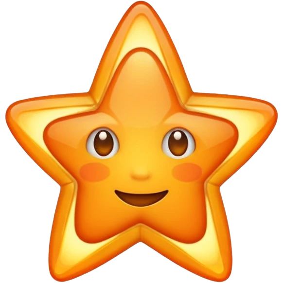 i want star in orange emoji