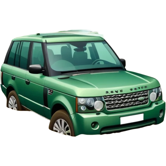 A range rover in a river emoji