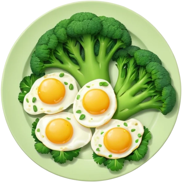 Brocoli egg emoji