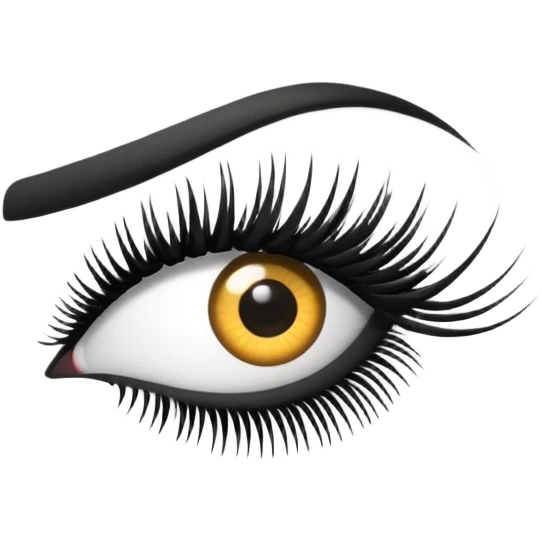 Eyelash emoji