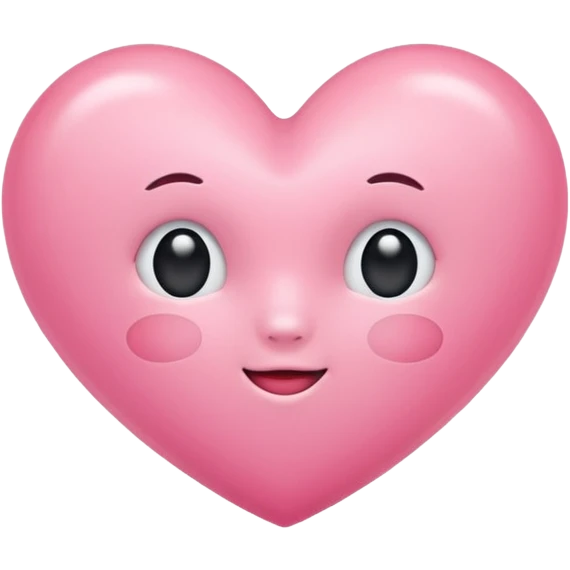 cute and lovely pink heart emoji