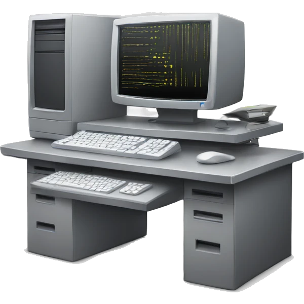 powerful computer workstation emoji