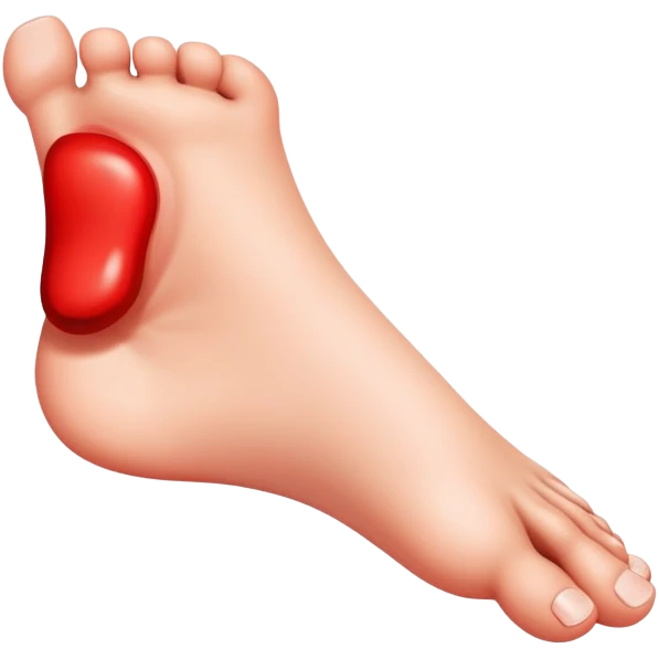 the oposit of beautiful bunion foot  emoji