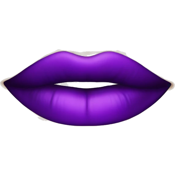 Violet lips  emoji