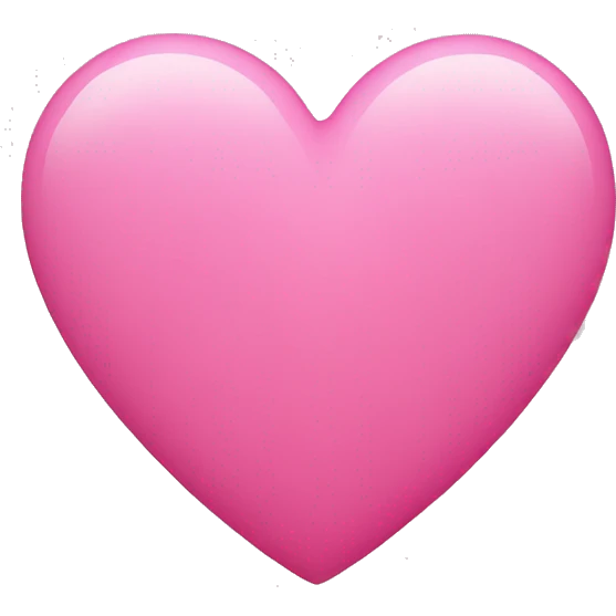 Pink heart  emoji
