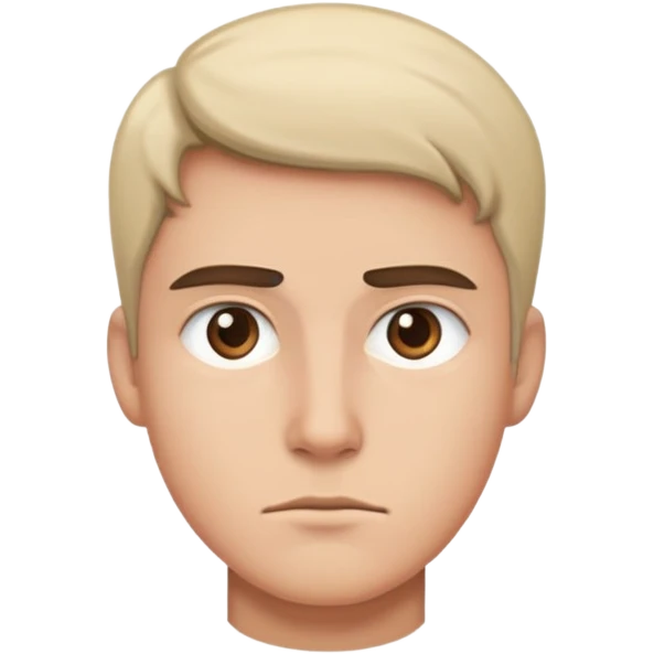 straight face that is side-eyeing emoji