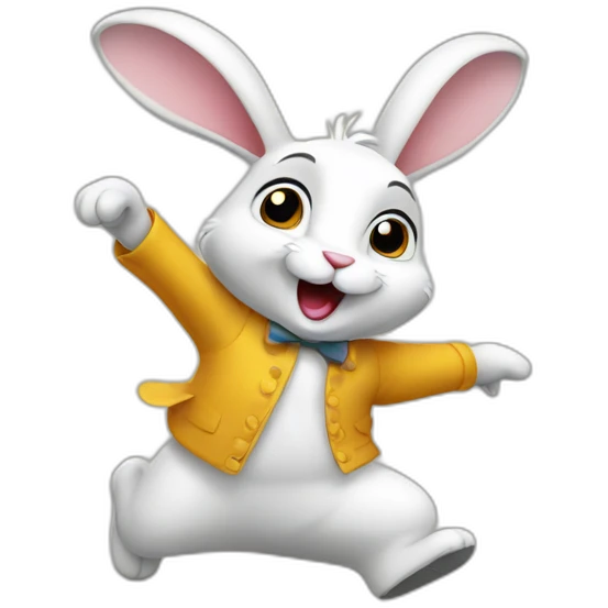 Rabbit Dancing emoji