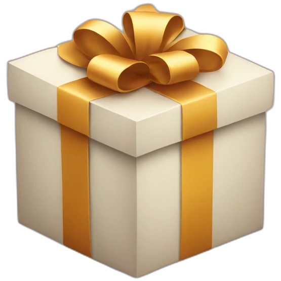 gift box with smile emoji