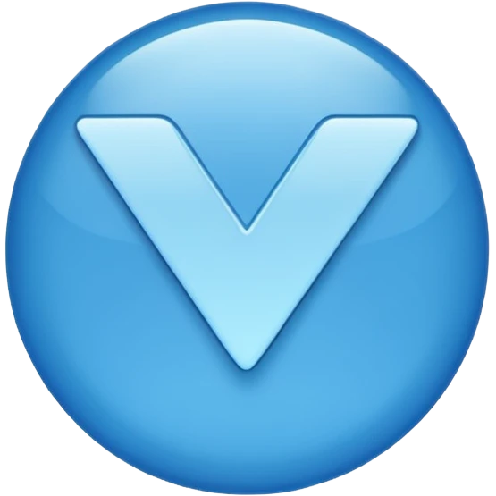 Blue tick emoji
