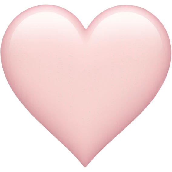 pale pink heart emoji