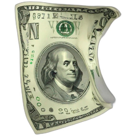 dollar thinks emoji