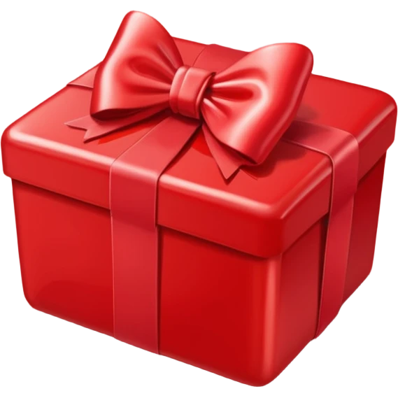 a red birthday card emoji