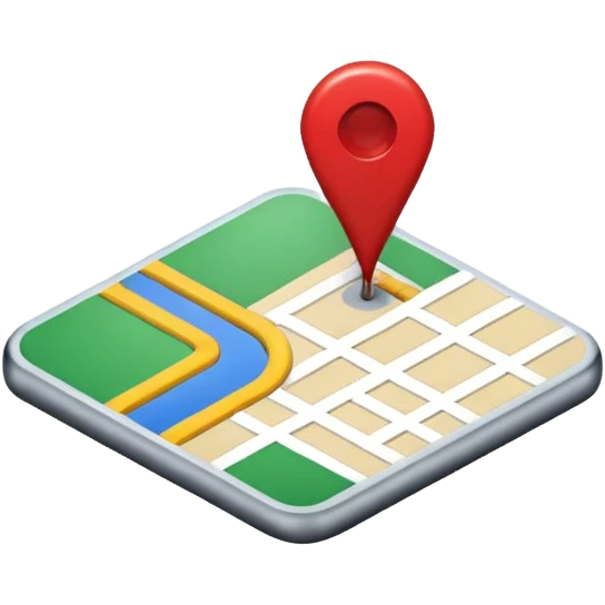 El icono de google maps emoji