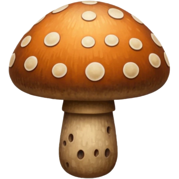 brown mushroom emoji