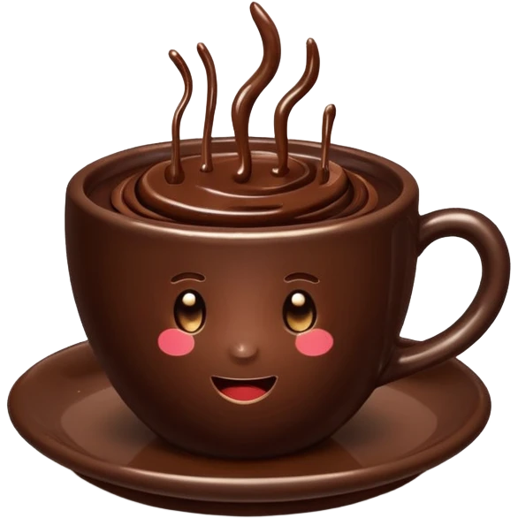 chocolate cup emoji