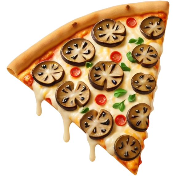 Mushroom pizza emoji