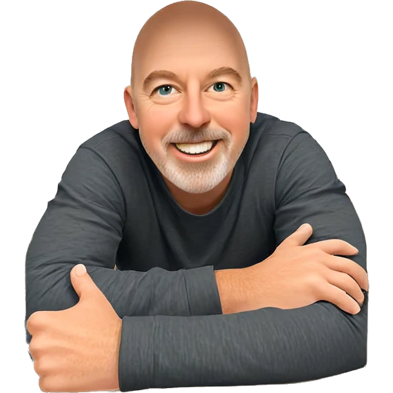 smiling boy in cardboard box emoji