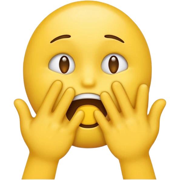 Create an emoji choking itself with hands emoji