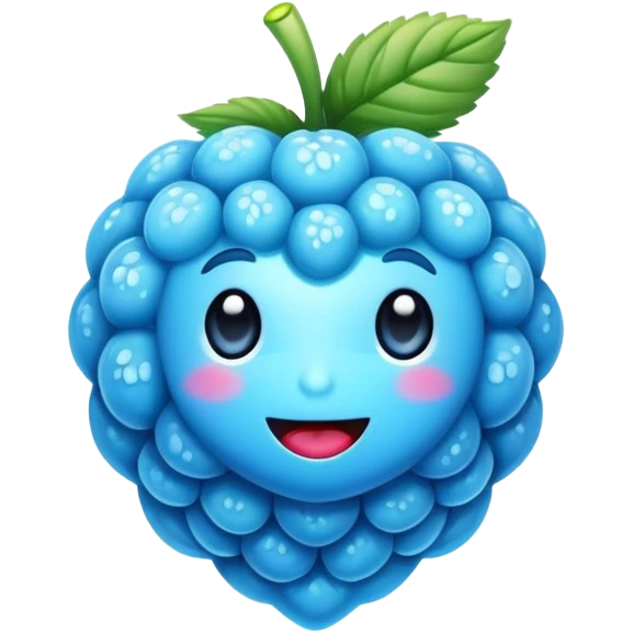 Blue Raspberry  emoji