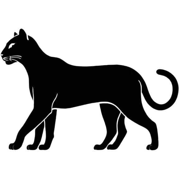 Puma brand logo as an emoji emoji