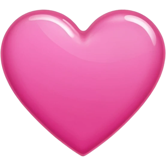 heart made with a nail polish pink emoji