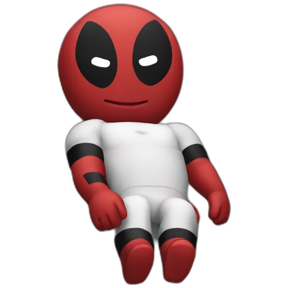 dead pool lying down emoji