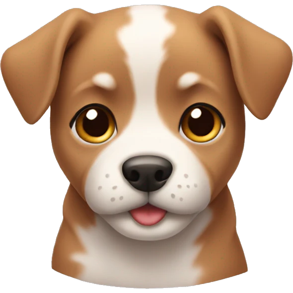 Puppy cute emoji