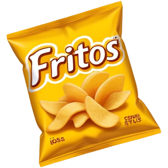 snack Fritos, packaging emoji
