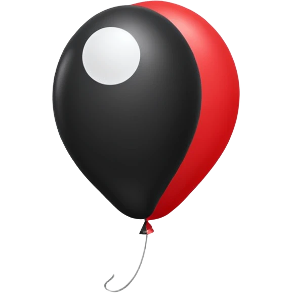 1 Red and 1 black balloon for Place it next to the name in the directory. emoji