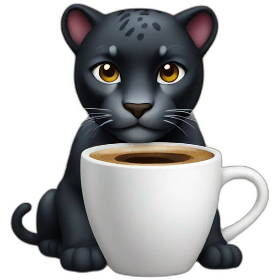 panther coffee emoji