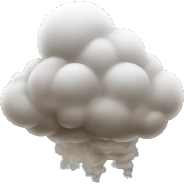 creating a dust cloud emoji