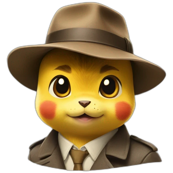 Detective pikachu emoji