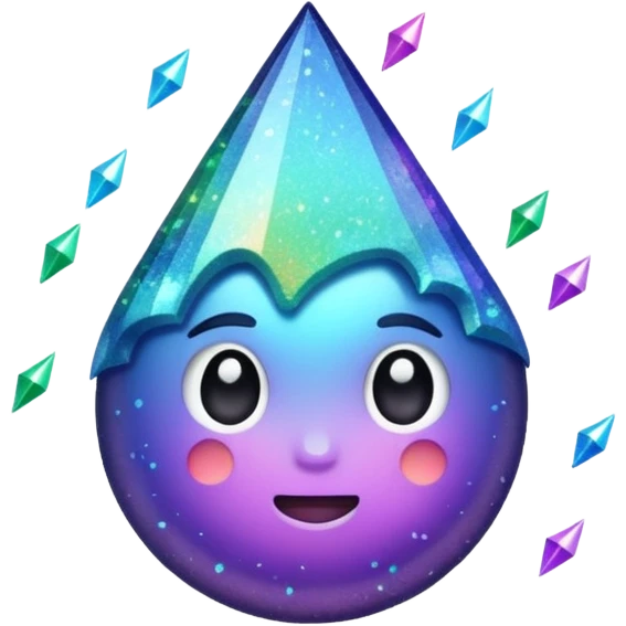 Glitter fatal touch emoji